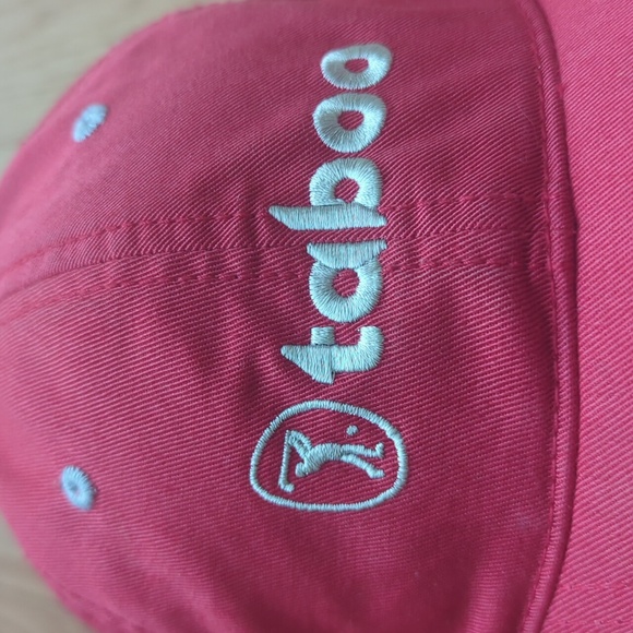 Weir Golf.  Taboo Hat. Red  / Grey. Adjustable Velcro Back. - Picture 4 of 6